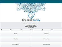 Tablet Screenshot of extendedfamily247.com